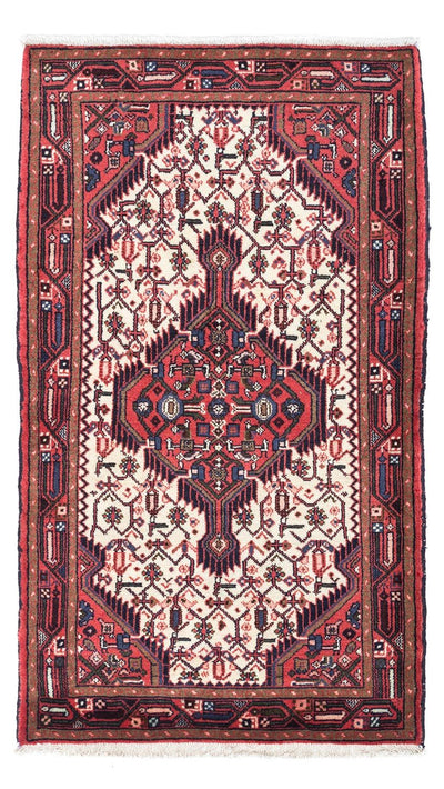 Hosseinabad Teppich 80x125cm - Perserteppich - beige