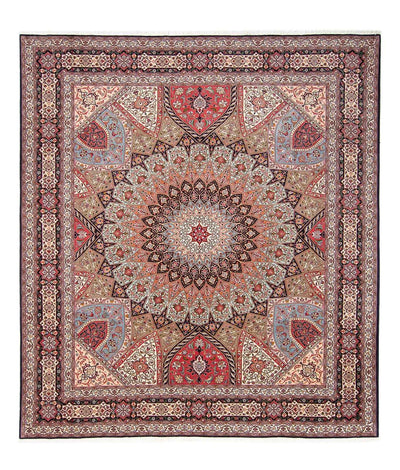 Täbriz - 50 Raj Teppich 255x297cm - Perserteppich - mehrfarbig