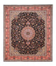 Täbriz - 50 Raj Teppich 255x300cm - Perserteppich - dunkelblau