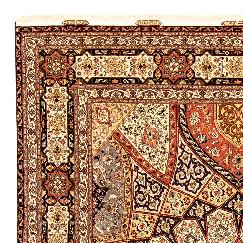 Täbriz - 50 Raj Teppich 247x352cm - Perserteppich - mehrfarbig