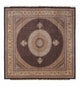 Täbriz Teppich 302x310cm - Perserteppich - dunkelbraun