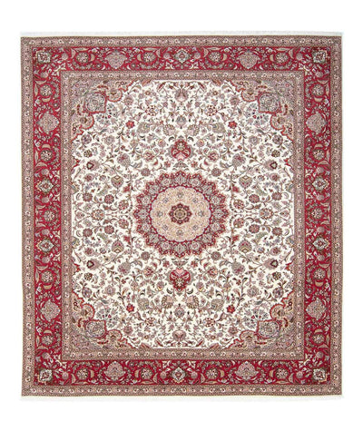 Täbriz - 50 Raj Teppich 251x299cm - Perserteppich - beige