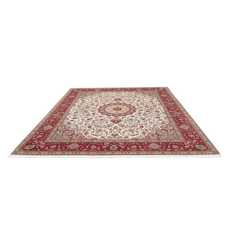 Täbriz - 50 Raj Teppich 251x299cm - Perserteppich - beige