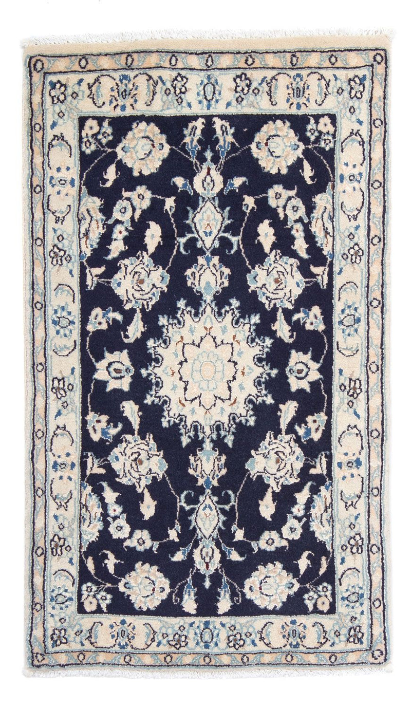 Nain - 9La Teppich 54x94cm - Perserteppich - dunkelblau