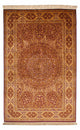 Ghom - Seide Teppich 132x216cm - Perserteppich - dunkelblau