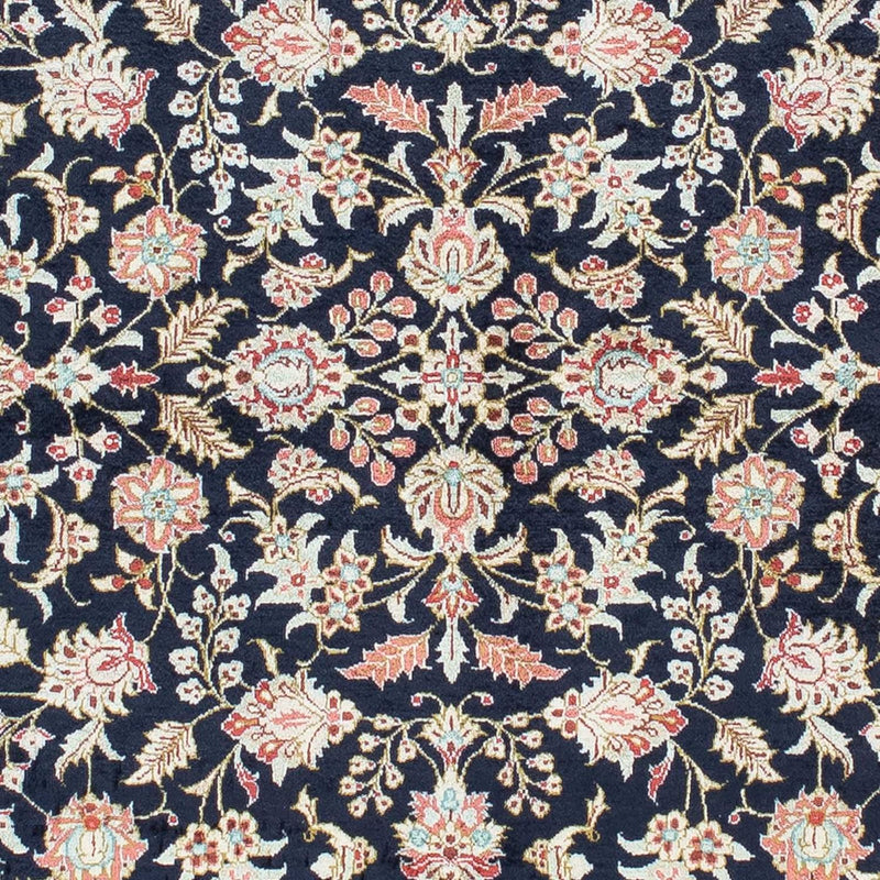 Ghom Teppich 98x148cm - Perserteppich - dunkelblau