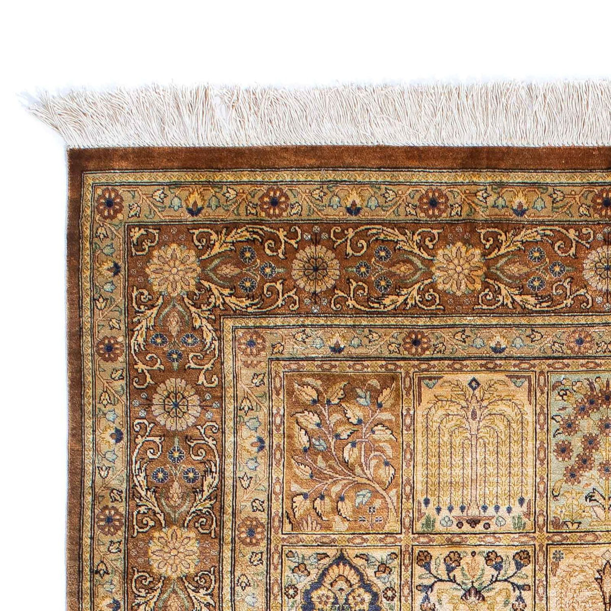Ghom Teppich 96x149cm - Perserteppich - mehrfarbig