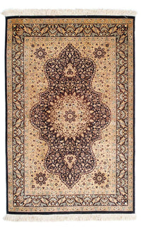 Ghom Teppich 78x118cm - Perserteppich - hellbraun – product image