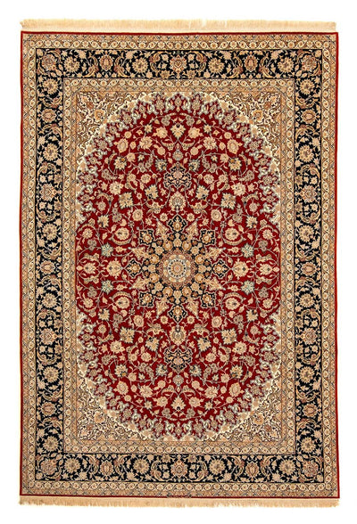 Isfahan Teppich 249x357cm - Perserteppich - dunkelrot