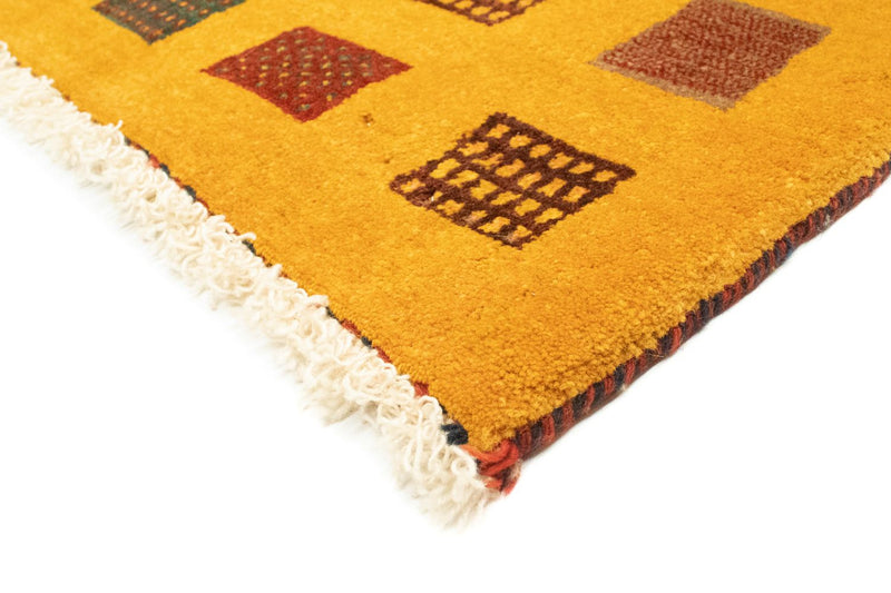 Loribaft Teppich Perser 130x181cm - Orientteppich - gold