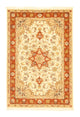 Täbriz - 50 Raj Teppich 102x155cm - Perserteppich - beige