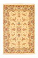 Täbriz - 50 Raj Teppich 101x150cm - Perserteppich - beige
