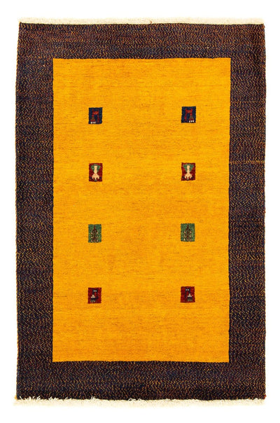 Loribaft Teppich Perser 107x150cm - Orientteppich - gold