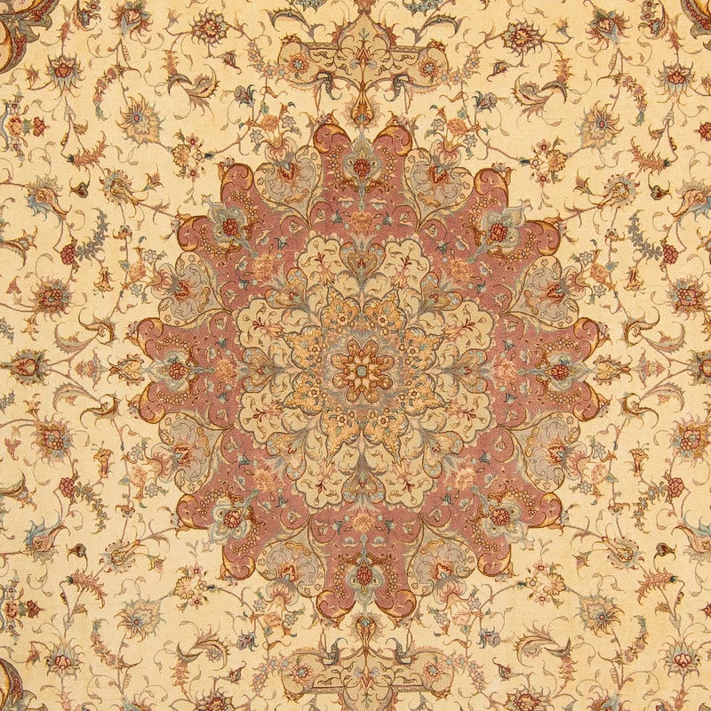 Täbriz - 50 Raj Teppich 300x404cm - Perserteppich - braun