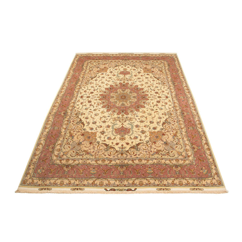 Täbriz - 50 Raj Teppich 300x404cm - Perserteppich - braun