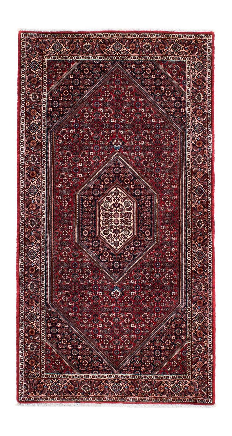 Bidjar Teppich 126x206cm - Perserteppich - dunkelrot