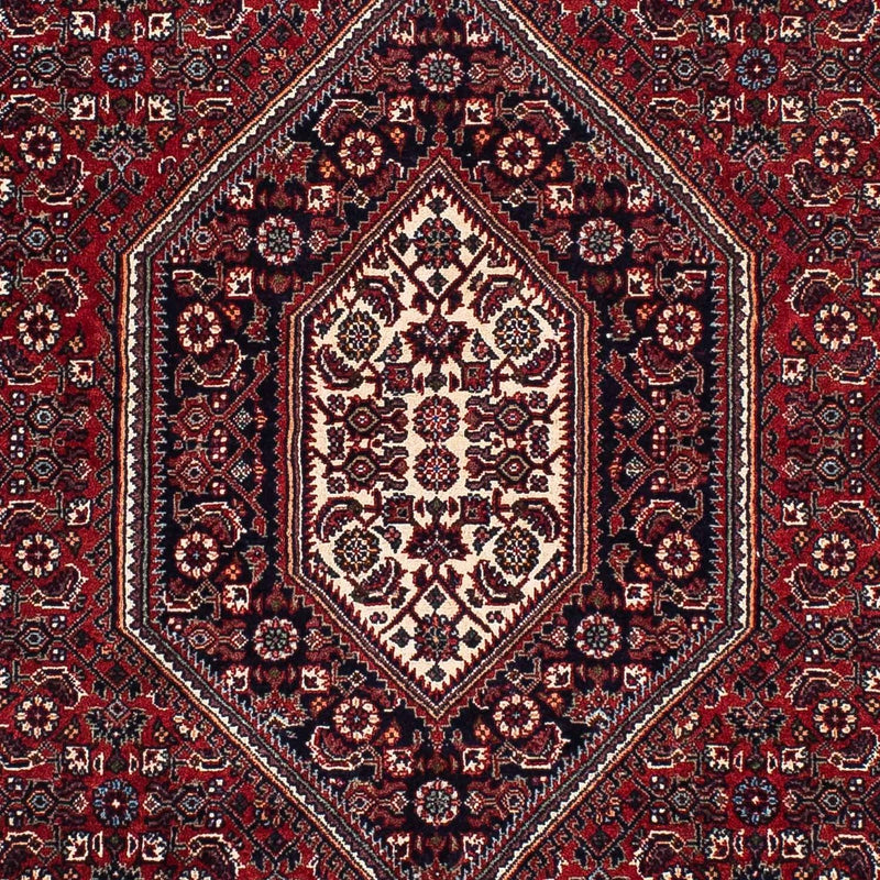 Bidjar Teppich 126x206cm - Perserteppich - dunkelrot