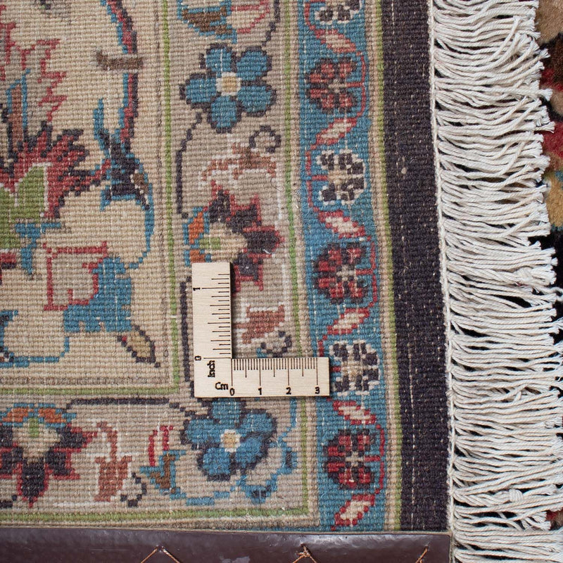 Maschad Teppich 198x299cm - Perserteppich - schwarz