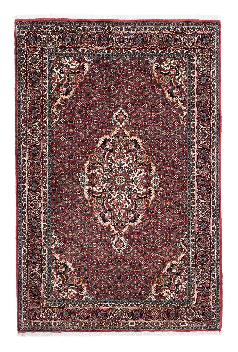 Bidjar Teppich 132x202cm - Perserteppich - hellrot