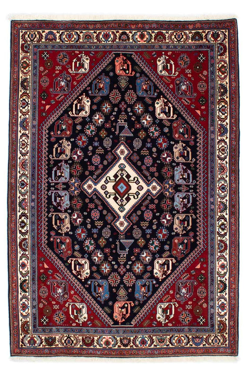 Kaschkuli Teppich 143x212cm - Perserteppich - dunkelblau