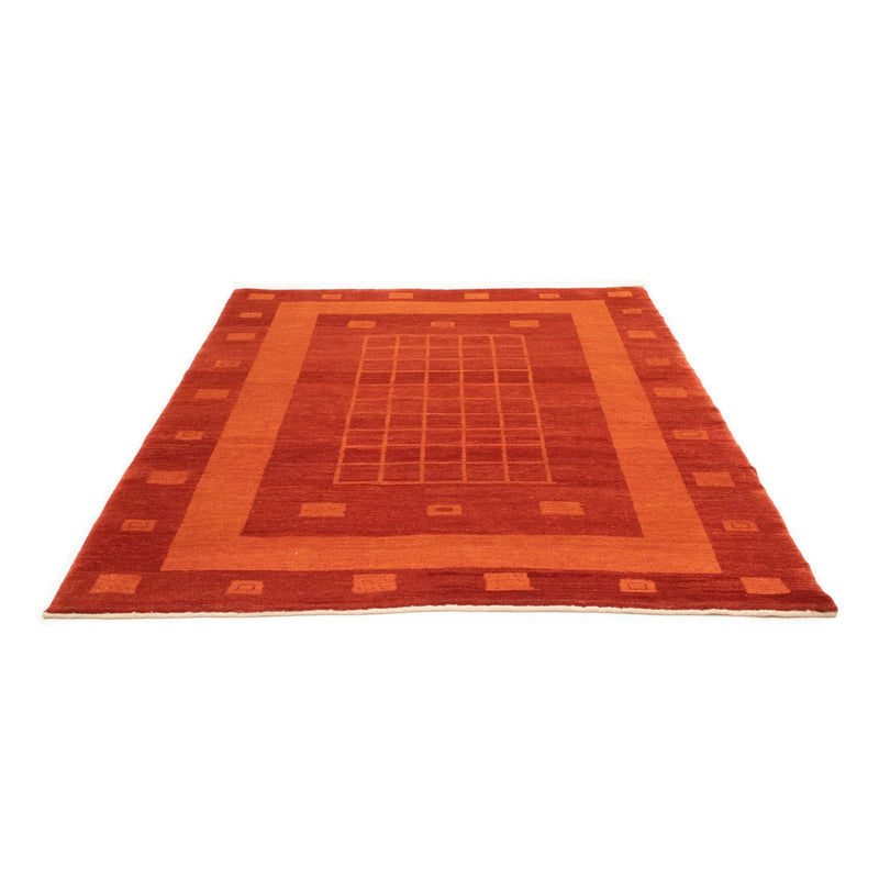 Gabbeh Persisch Teppich 175x220cm - Perserteppich Wollteppich - mehrfarbig