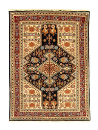 Ghashghai Teppich 102x138cm - Perserteppich - schwarz – product image