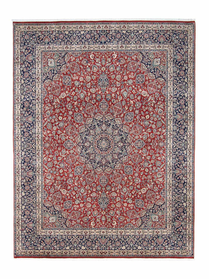 Ziegler Modern Teppich 241x306cm - Orientteppich - dunkelrot