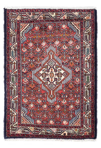 Hosseinabad Teppich 81x122cm - Perserteppich - hellrot – product image