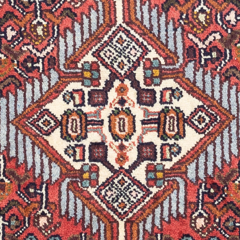 Hosseinabad Teppich 81x122cm - Perserteppich - hellrot