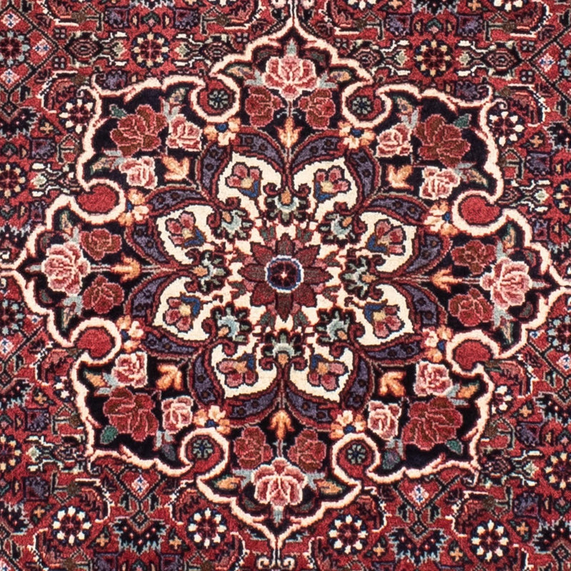 Bidjar Teppich 100x100cm - Perserteppich - dunkelrot