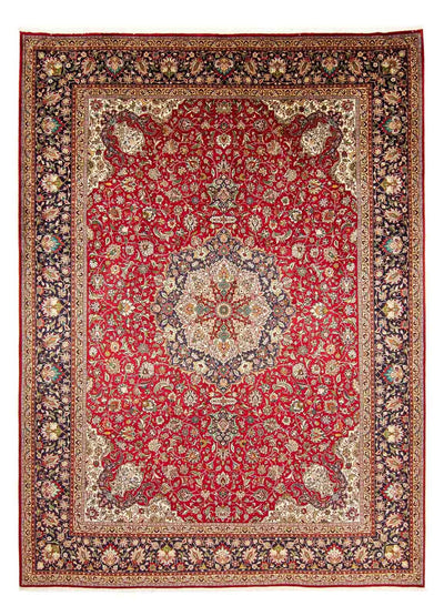 Täbriz - 50 Raj Teppich 300x398cm - Perserteppich - rot