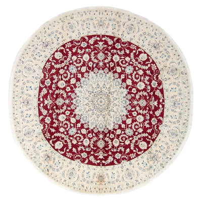 Nain - 9La Teppich 292x292cm - Perserteppich - dunkelrot