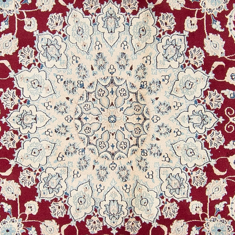 Nain - 9La Teppich 292x292cm - Perserteppich - dunkelrot