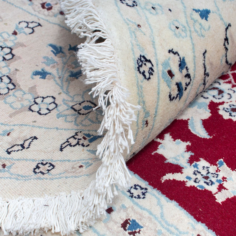Nain - 9La Teppich 292x292cm - Perserteppich - dunkelrot