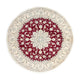 Nain Teppich 246x246cm - Perserteppich - dunkelrot