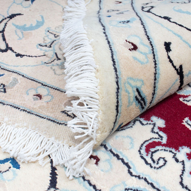 Nain Teppich 246x246cm - Perserteppich - dunkelrot