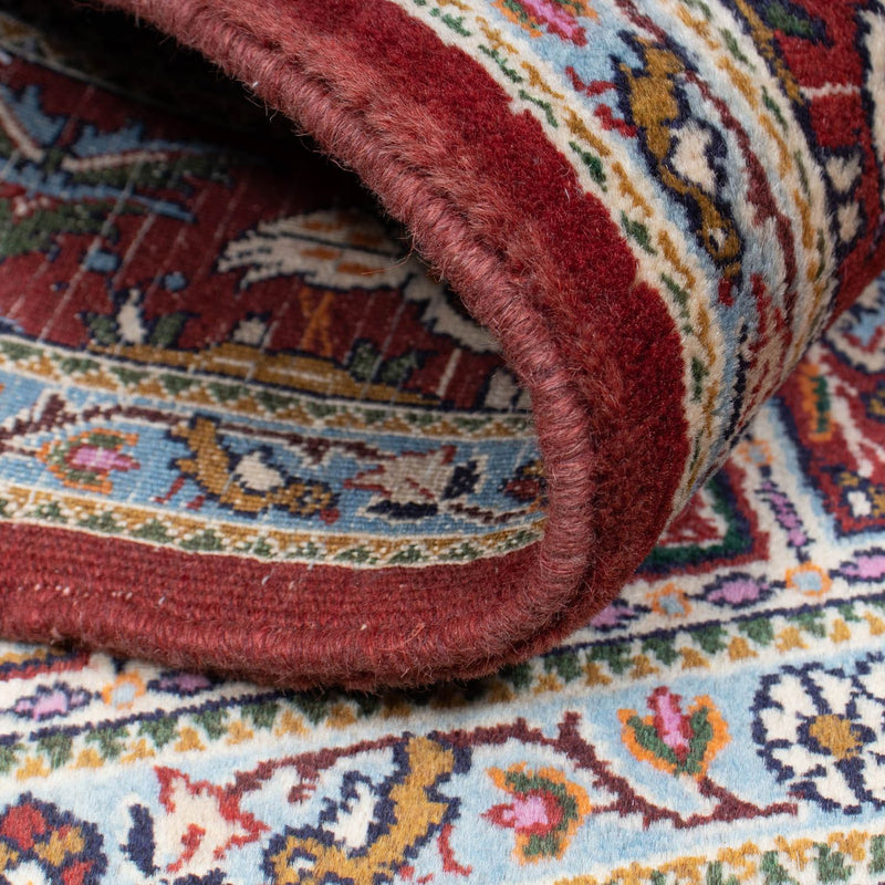 Moud Teppich 98x148cm - Perserteppich - dunkelrot