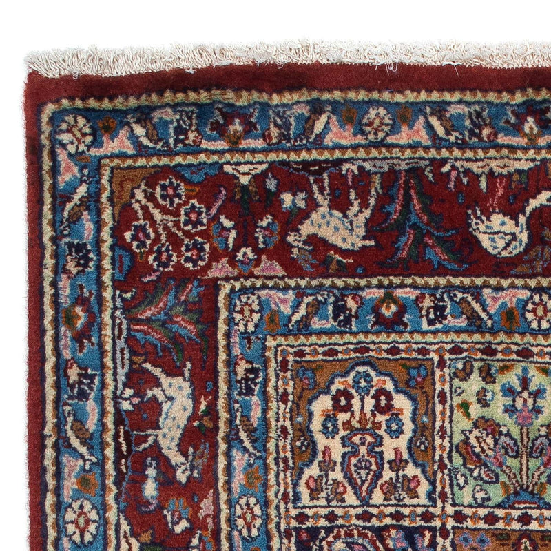 Moud Teppich 95x140cm - Perserteppich - dunkelrot