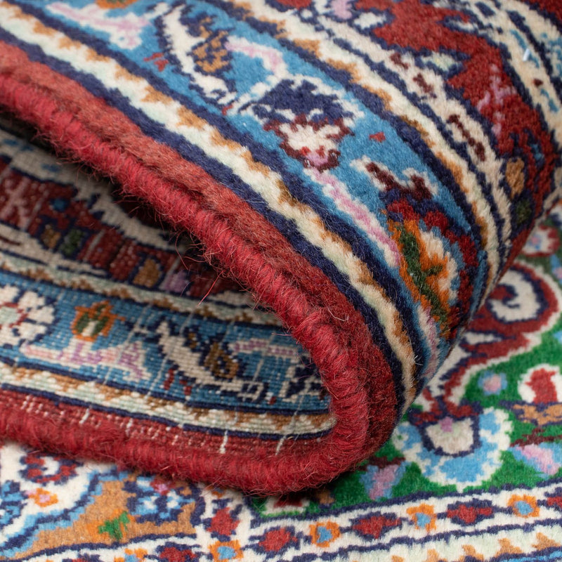 Moud Teppich 95x140cm - Perserteppich - dunkelrot