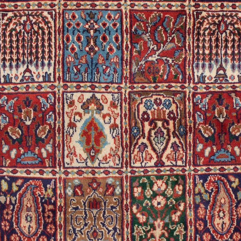 Moud Teppich 97x142cm - Perserteppich - dunkelrot
