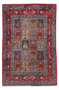 Moud Teppich 96x145cm - Perserteppich - dunkelrot – product image