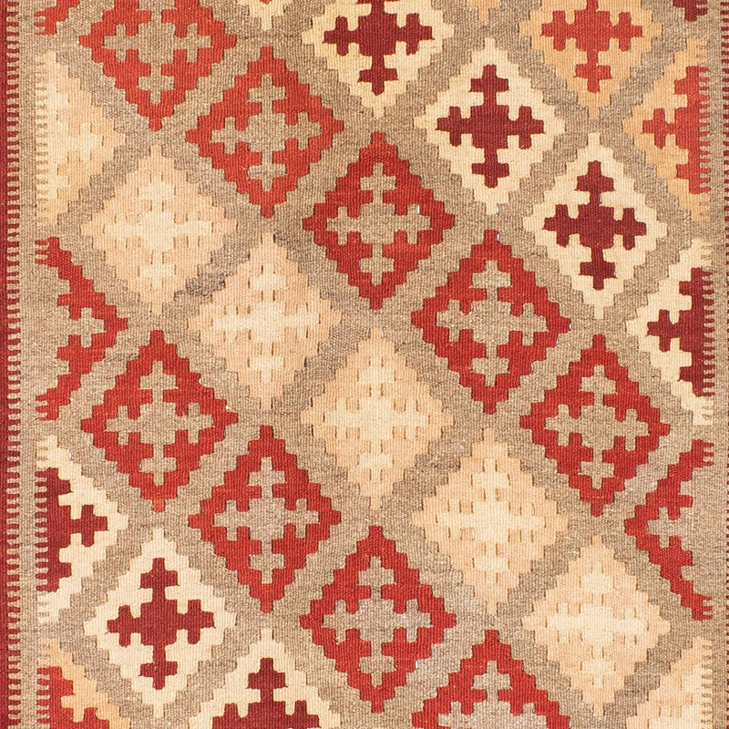 Kelim Fars Teppich 148x169cm - rot