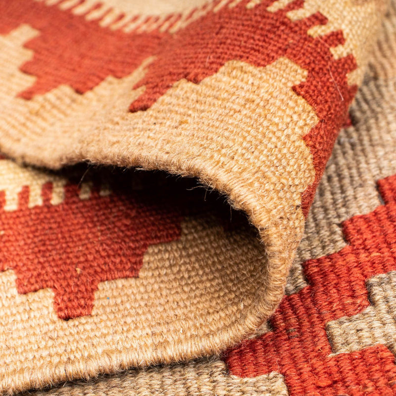Kelim Fars Teppich 148x169cm - rot