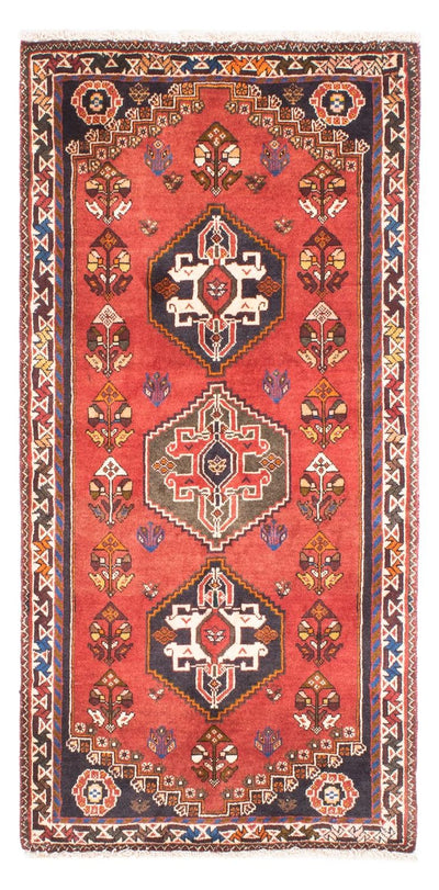 Shiraz Teppich 80x164cm - Perserteppich - dunkelrot