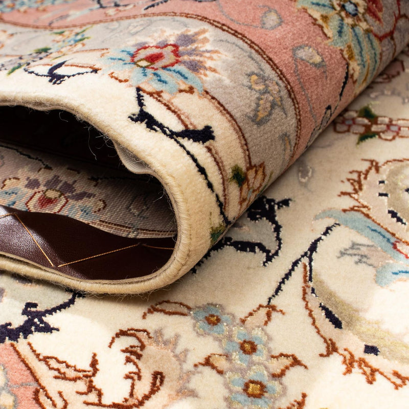 Täbriz - 50 Raj Teppich 200x306cm - Perserteppich - beige