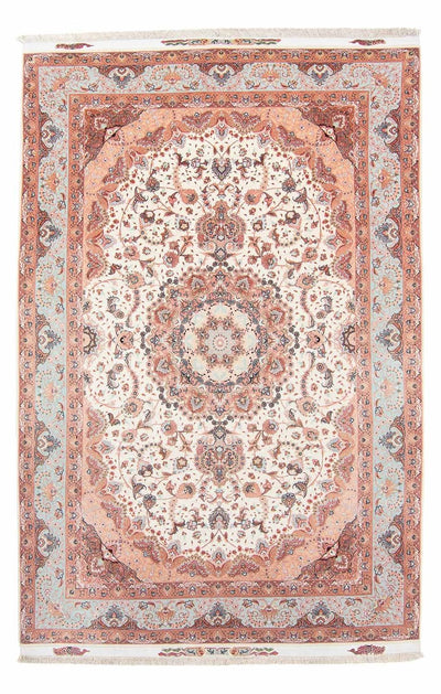 Täbriz - 50 Raj Teppich 200x305cm - Perserteppich - beige