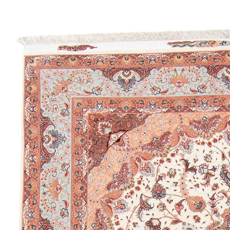 Täbriz - 50 Raj Teppich 200x305cm - Perserteppich - beige