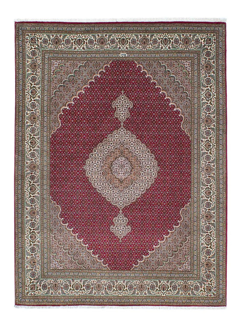 Täbriz Teppich 152x208cm - Perserteppich - dunkelrot