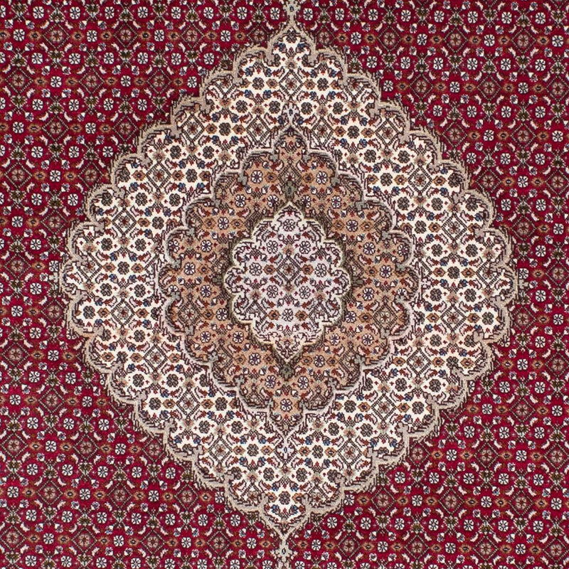 Täbriz Teppich 152x208cm - Perserteppich - dunkelrot