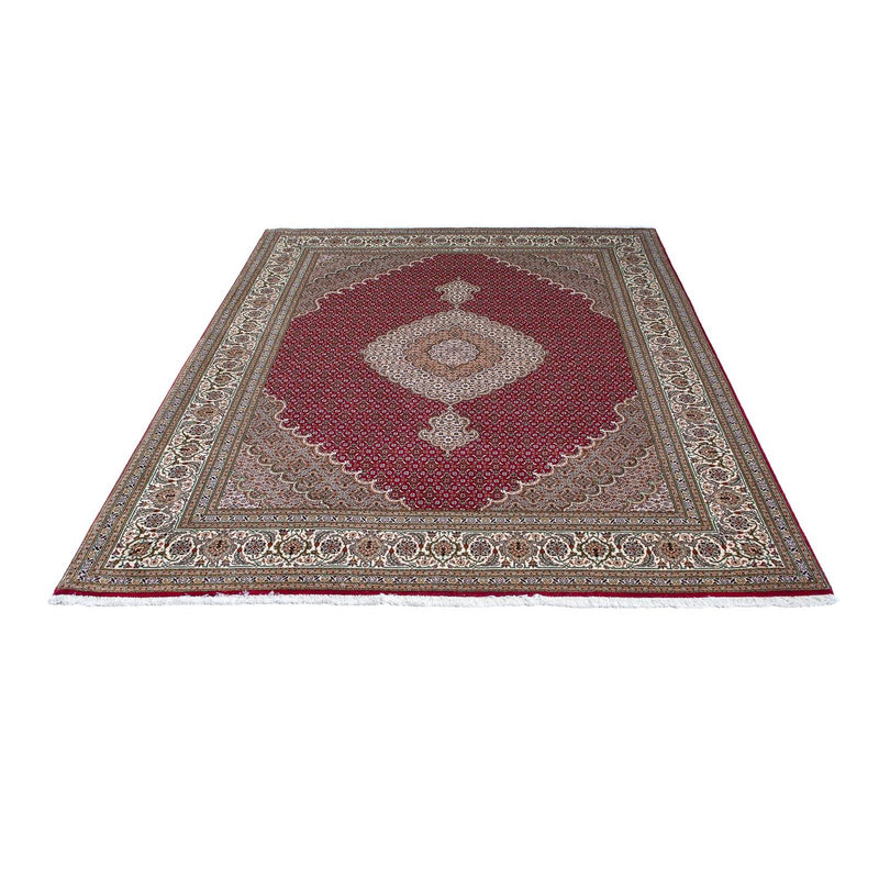 Täbriz Teppich 152x208cm - Perserteppich - dunkelrot